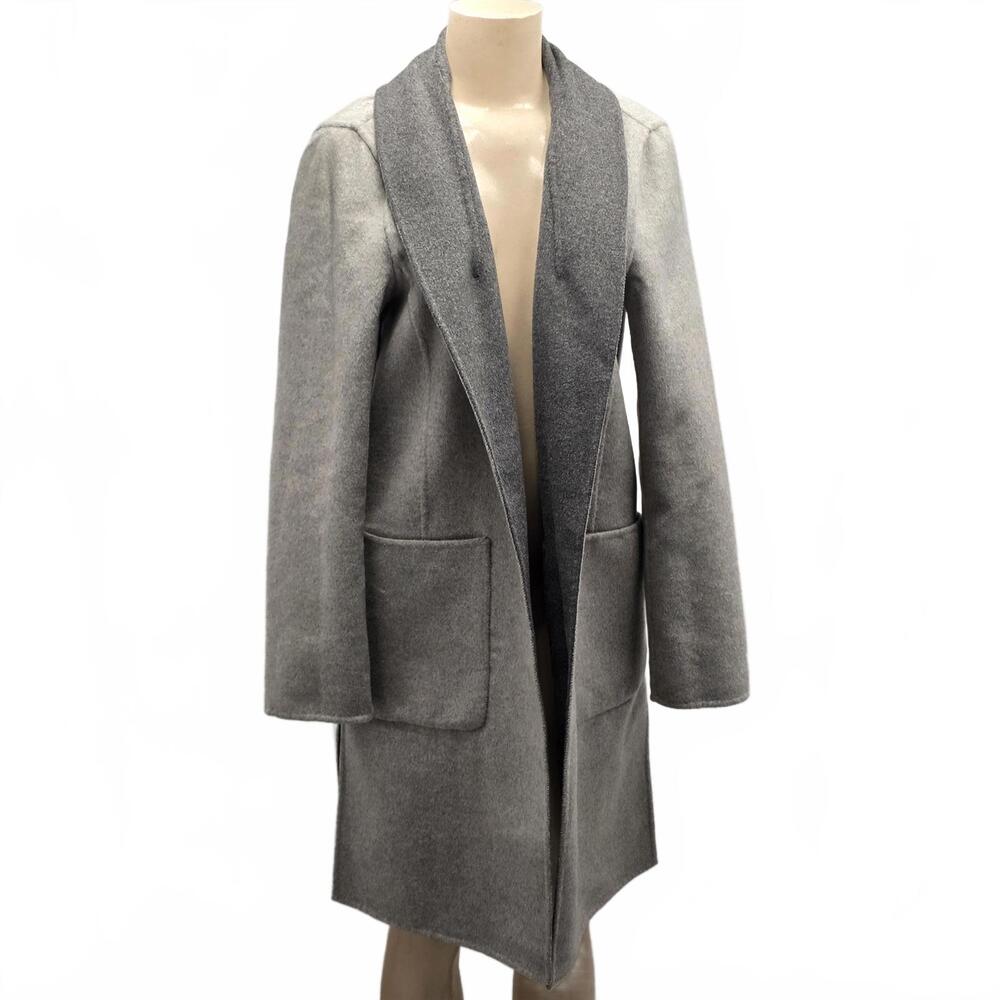 NWT Banana Republic Reversible Double Faced Wool Blend Coat